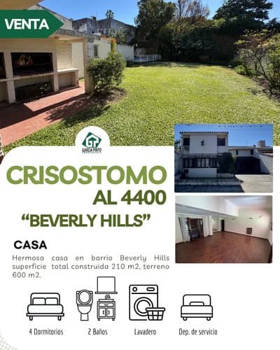 Casa en barrio beverly hills