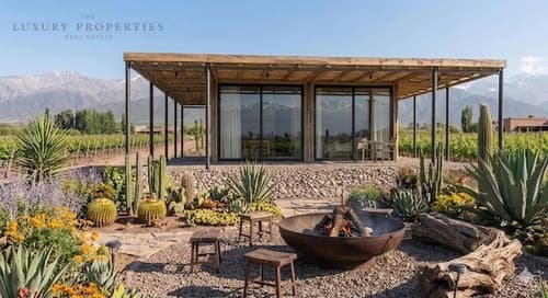 Venta terreno con lodge y vinedo en anchoris valle de uco mendoza