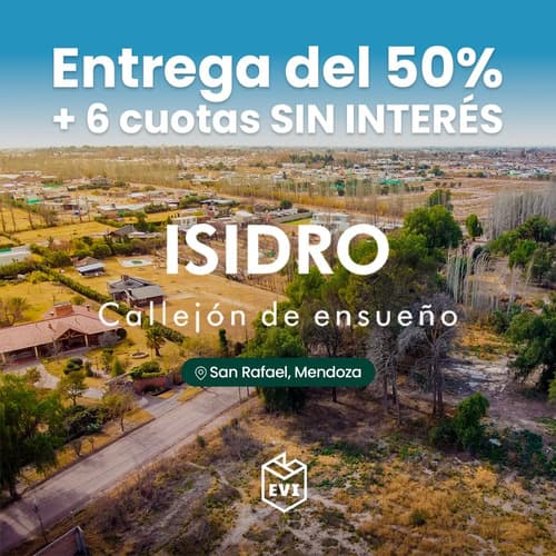 Lote en san rafael loteo isidro lotes de 410 m2