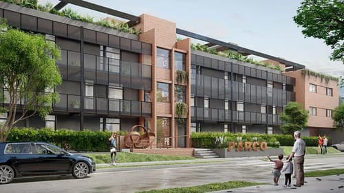 Departamentos estilo casonas en barrio jardin