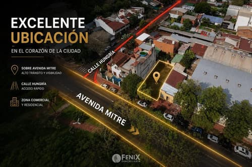 Terreno en venta en barrio palomar 198m2 tf901 en Posadas
