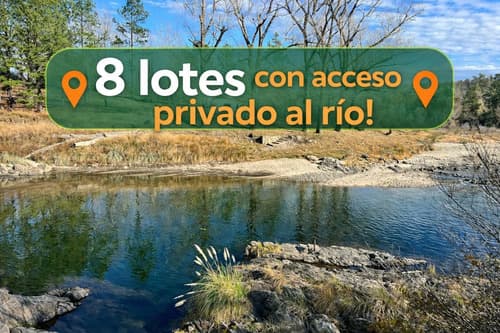7 lotes con bajada al rio y uno con costa de rio zona de la olla calamuchita cod 2161