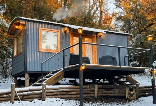 Tiny house para trabajo remoto en patagonia
