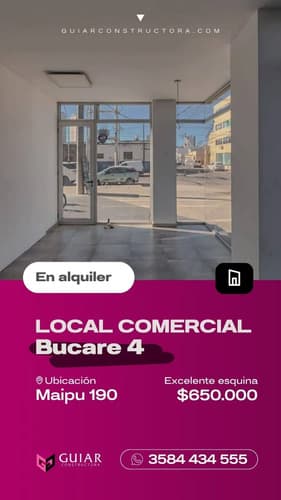 Alquiler local comercial excelente esquina
