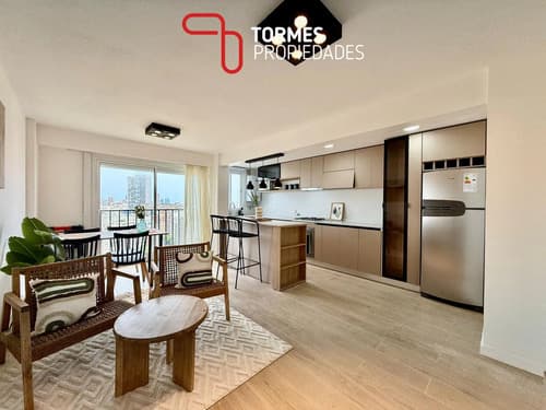 Venta departamento 2 ambientes con vista a plaza colon y al mar palacio eden mar del plata en Mar del Plata