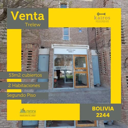 Departamento en venta en trelew