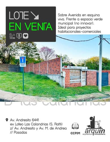 Lote en venta