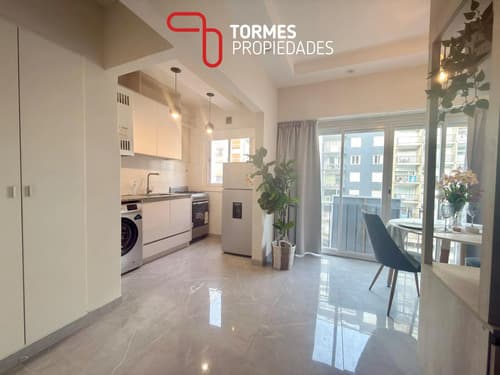 Venta departamento 1 ambiente reciclado con balcon frances en plaza colon mar del plata en Mar del Plata