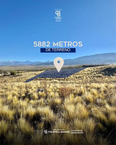 Terreno en venta en estancia atamisque 5882 m con vista permanente a la cordillera en Mendoza — foto 1