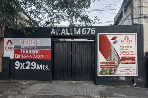 Vendo terreno sobre avenida alem al 600 de 260 m2 aproximados en San Miguel de Tucumán