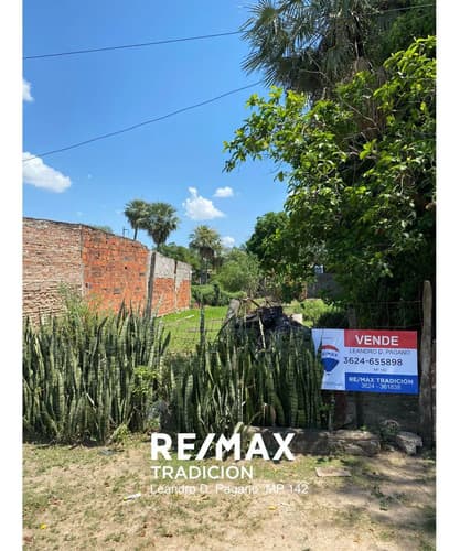 Lote urbano en venta ciudad de barranqueras 400 m en Resistencia