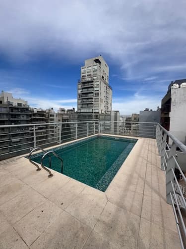 Alquiler temporal departamento 2 ambientes amoblado cbalcon amenities y cochera opcional jorge luis borges 2100 palermo en San Luis