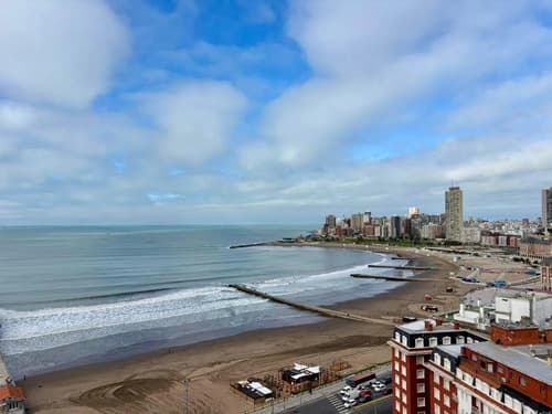 Venta departamento 1 ambiente reciclado con vista panoramica al mar en centro mar del plata en Mar del Plata