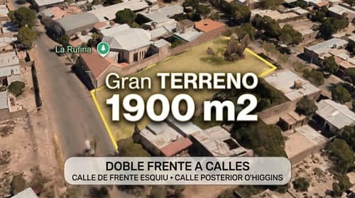1869 m2 gran terreno en capital con doble frente en San Juan