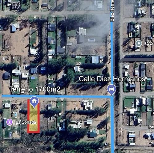 Vendo terreno 1700m2